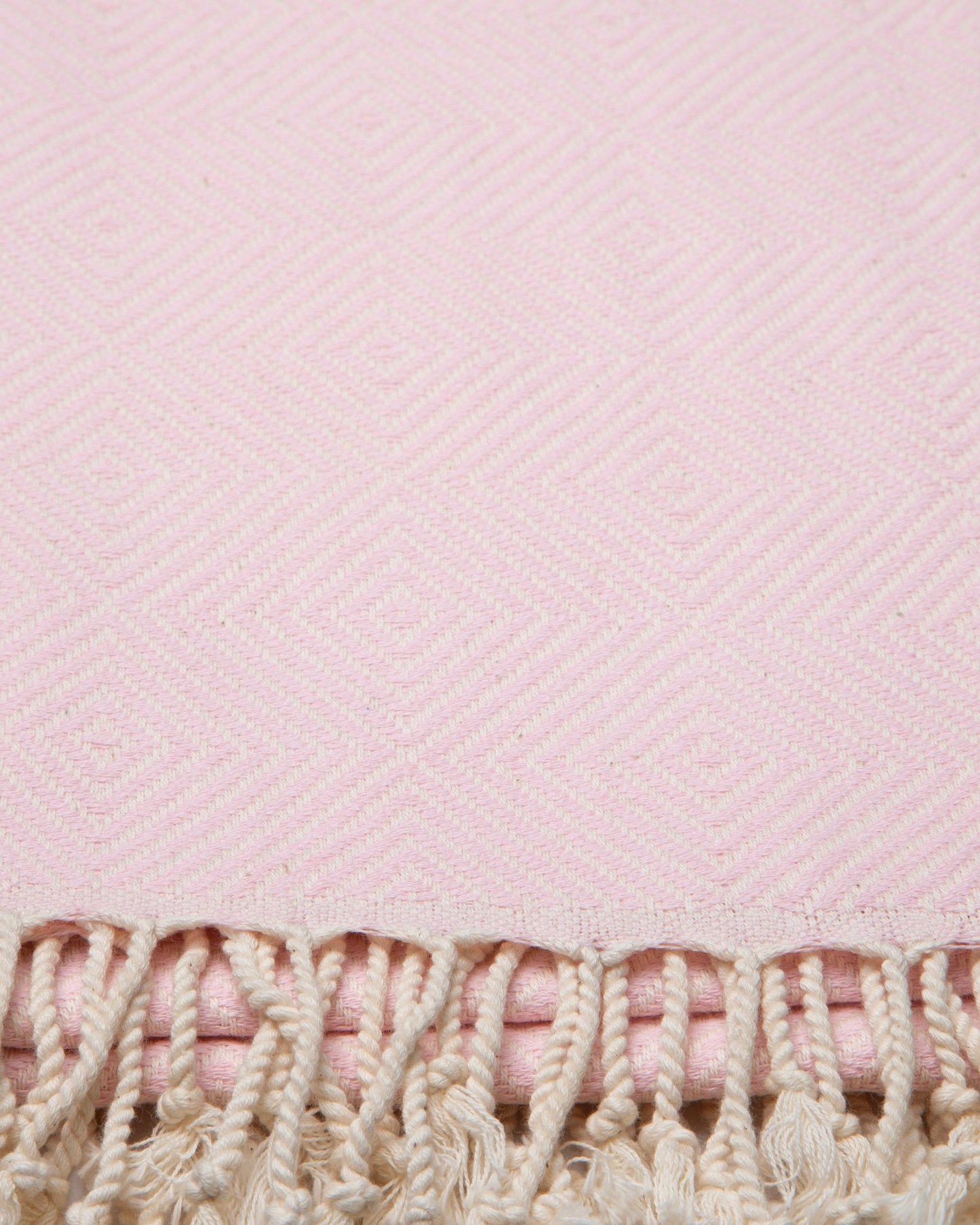 CRYSTAL Beach Towel, Turkish Hammam Towel, Spa & Sauna Towel - Light Pink